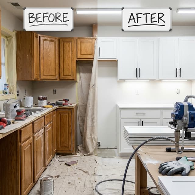 Kitchen Cabinet Painting